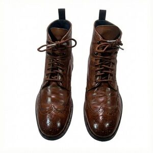 To Boot New York Adam Derrick Wingtip Boots Size 11 Custom Refurbished Italian